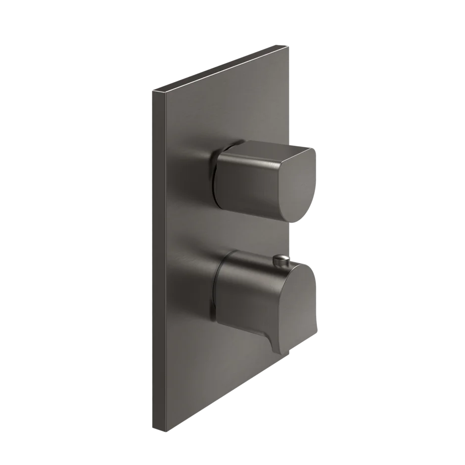 Смеситель для душа 59136 707 Gessi Rilievo ЧЕРНЫЙ МЕТАЛЛ BR. PVD 59136707