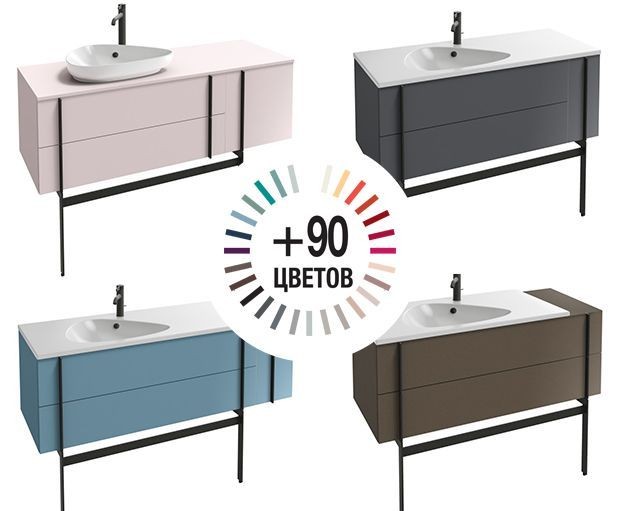 EB3032-E16 Мебель 100 см для раковины-столешницы 100 cм Jacobdelafon NOUVELLE VAGUE Santreyd - Вид №1