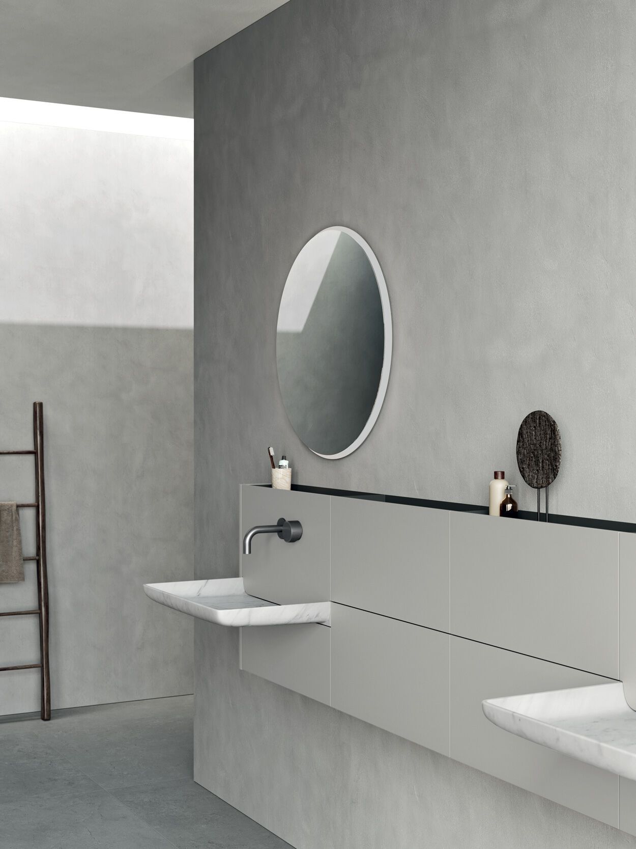 Подвесной туалетный столик с зеркалом Rexa Vision ARCH-00051606 - Вид №1