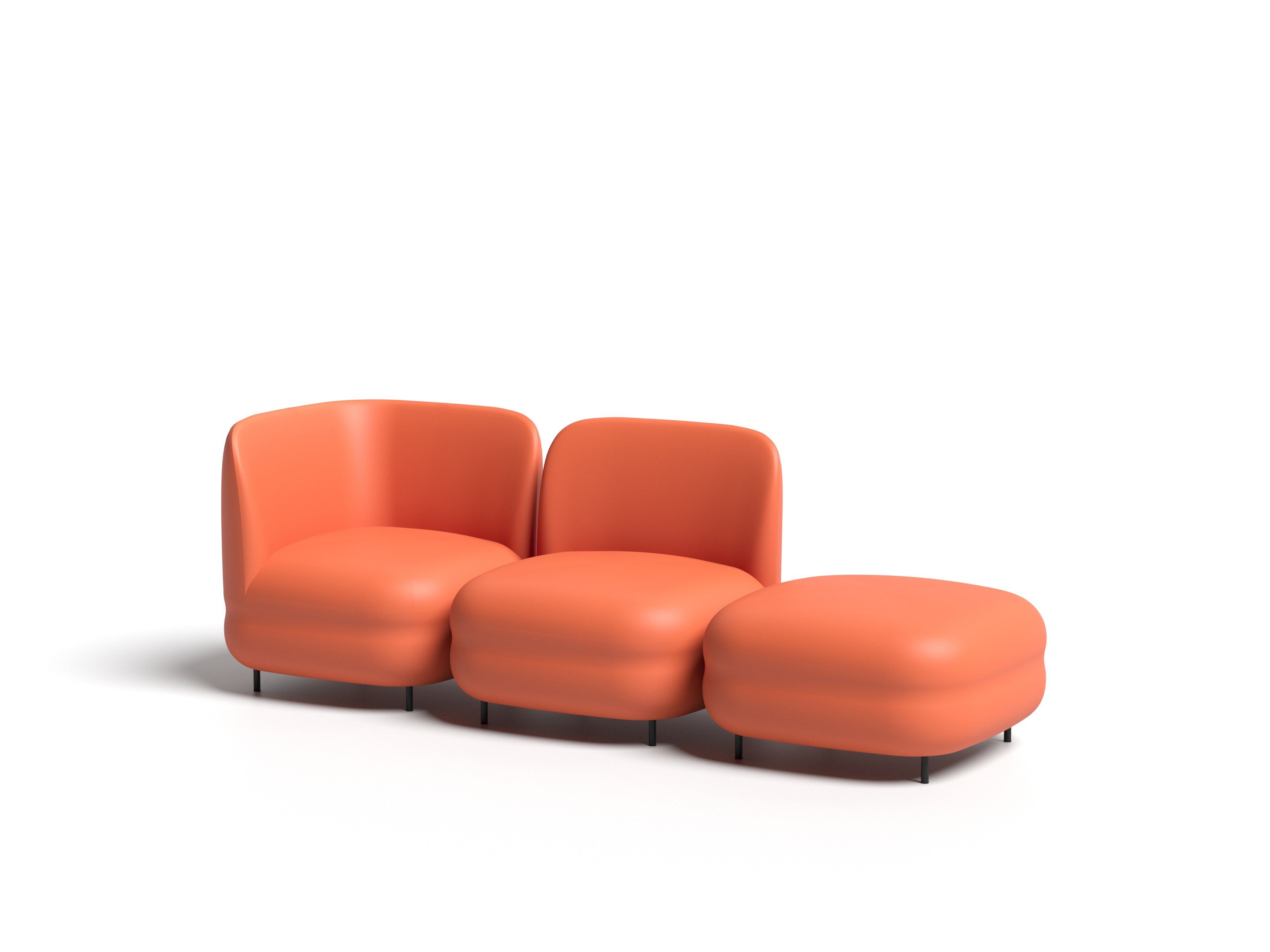 Полиуретановый модульный квадратный пуф Bõln Vistas ARCH-00136621 - Вид №6