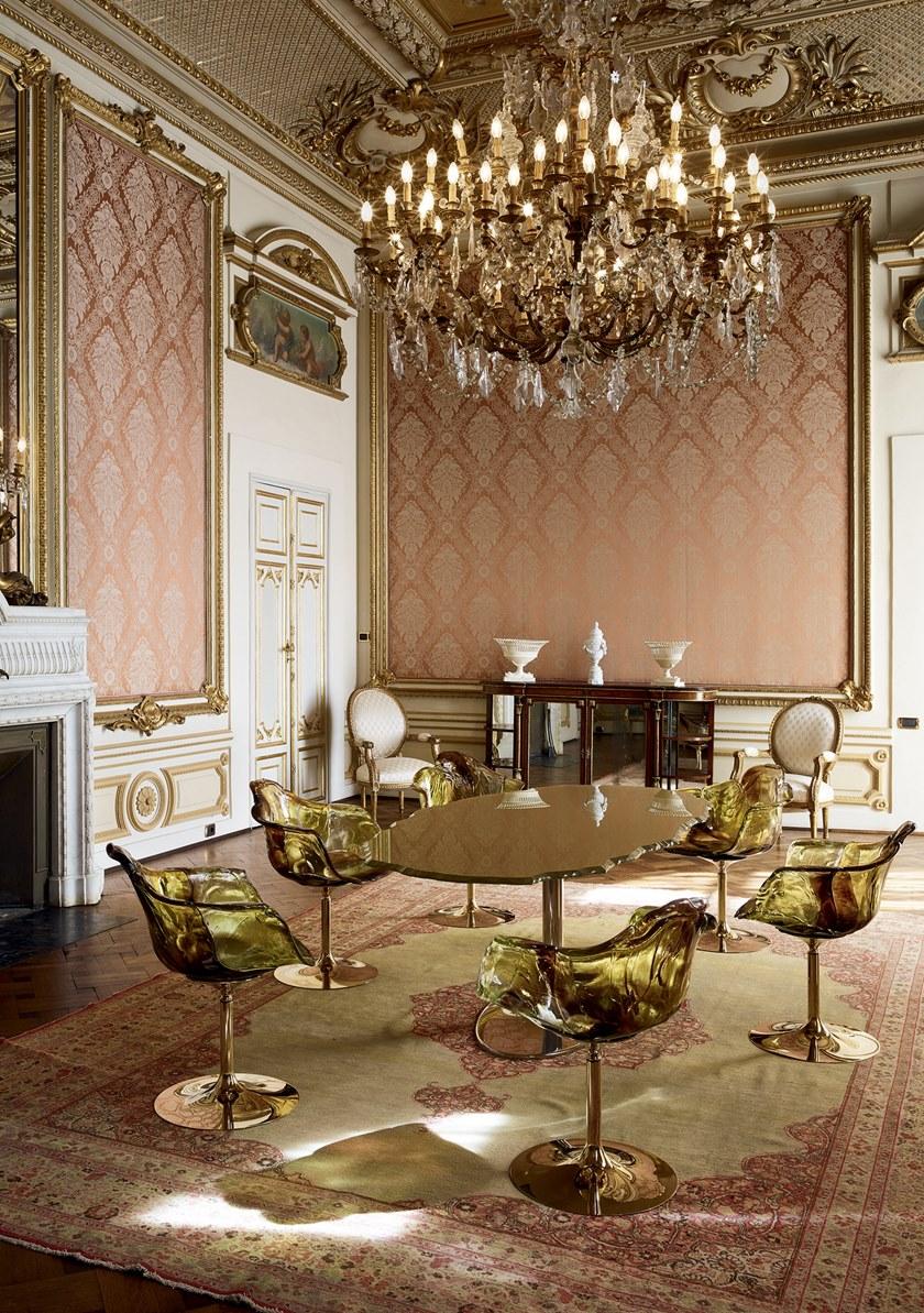 edra Стол со столешницей из расписного стекла sun-id-1490936 - Вид №11