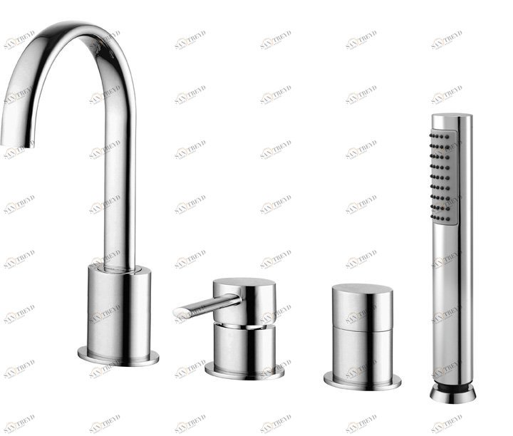 Смеситель на борт ванной Cezares OVER-BVD-01-Cr 