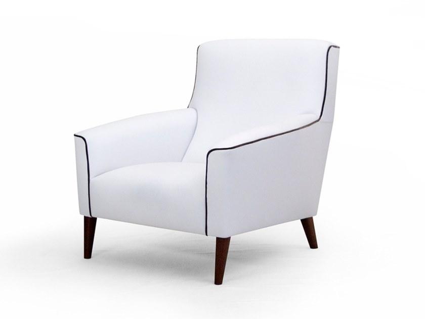 Mytto Мягкое кожаное кресло с подлокотниками Larforma sun-id-1413557 - Вид №1