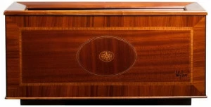 Hobby Flower Прямоугольный горшок из фанерованной древесины с автоматическим поливом London