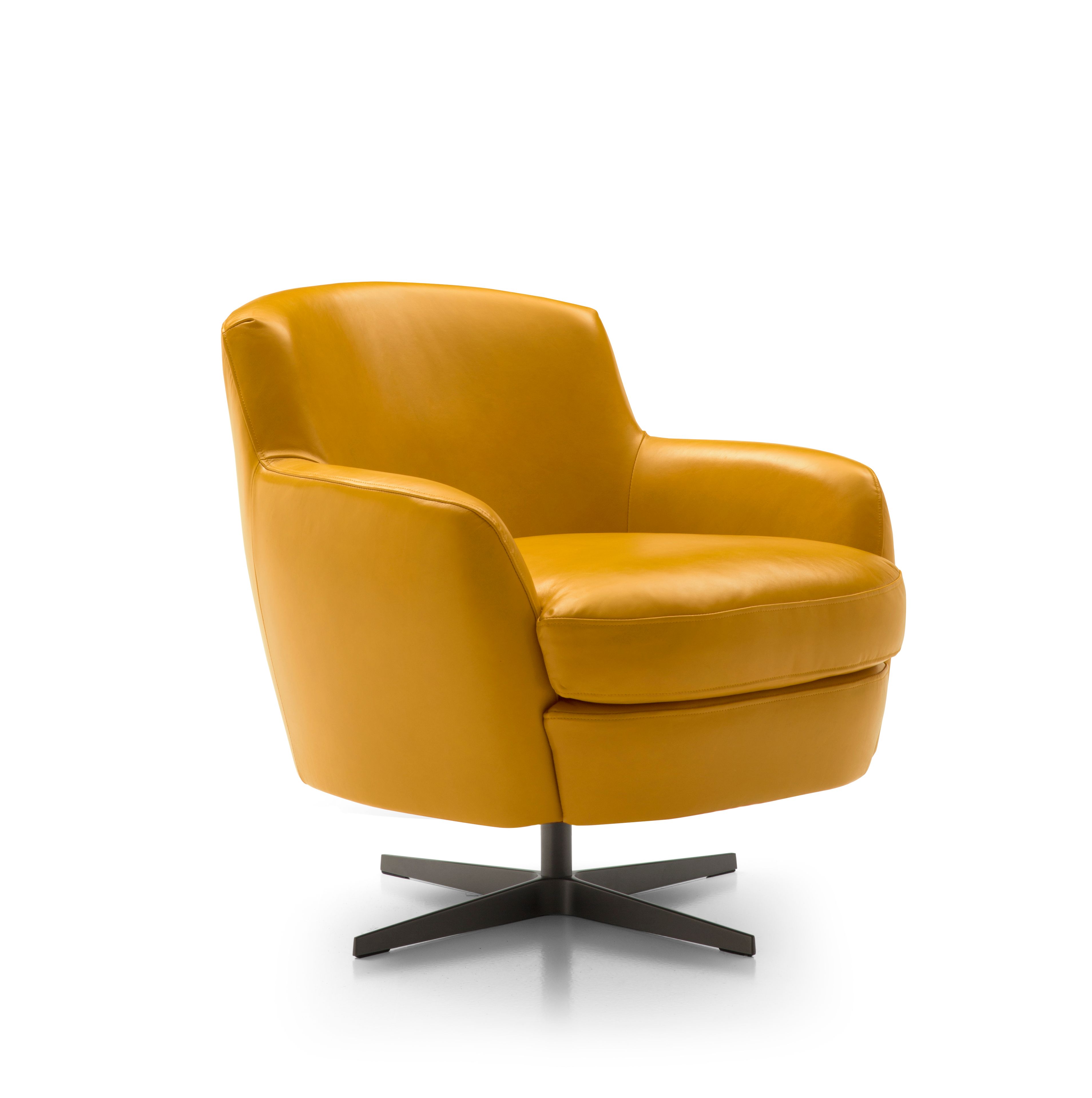 Кожаное вращающееся кресло с подлокотниками BODEMA CAROL ARCH-00149980 - Вид №9