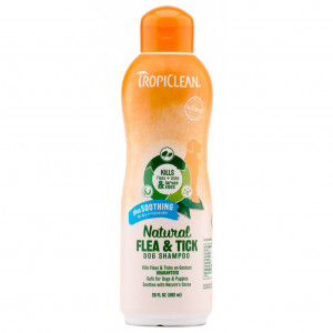 ПР0044952 Шампунь для собак от блох и клещей Успокаивающий 592мл TROPICLEAN