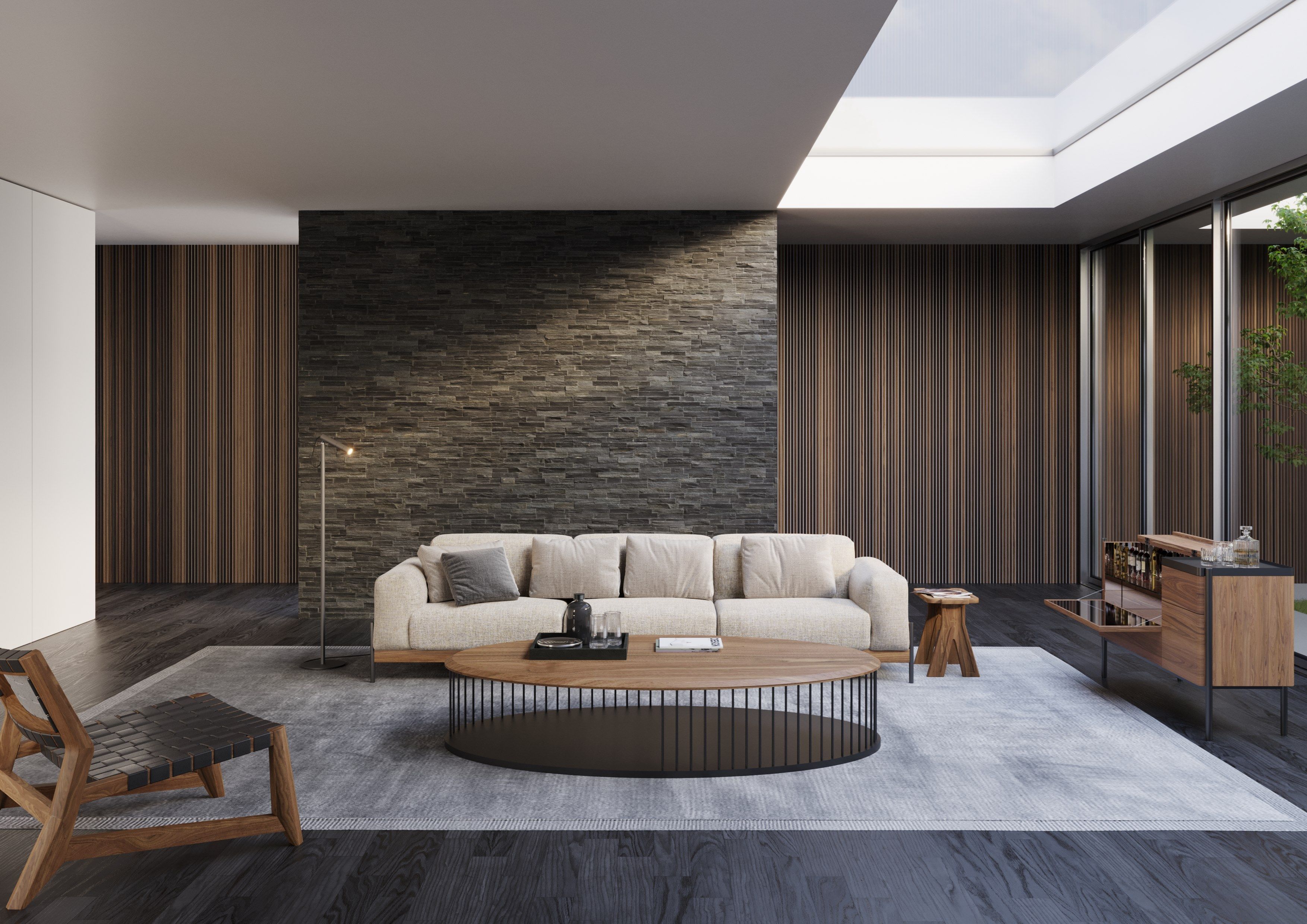 3-местный тканевый диван Wewood Bowie ARCH-00069877 - Вид №2