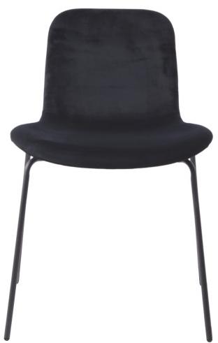 NORR11 Стул из бархата штабелируемый Langue soft sun-id-1490663 - Вид №1