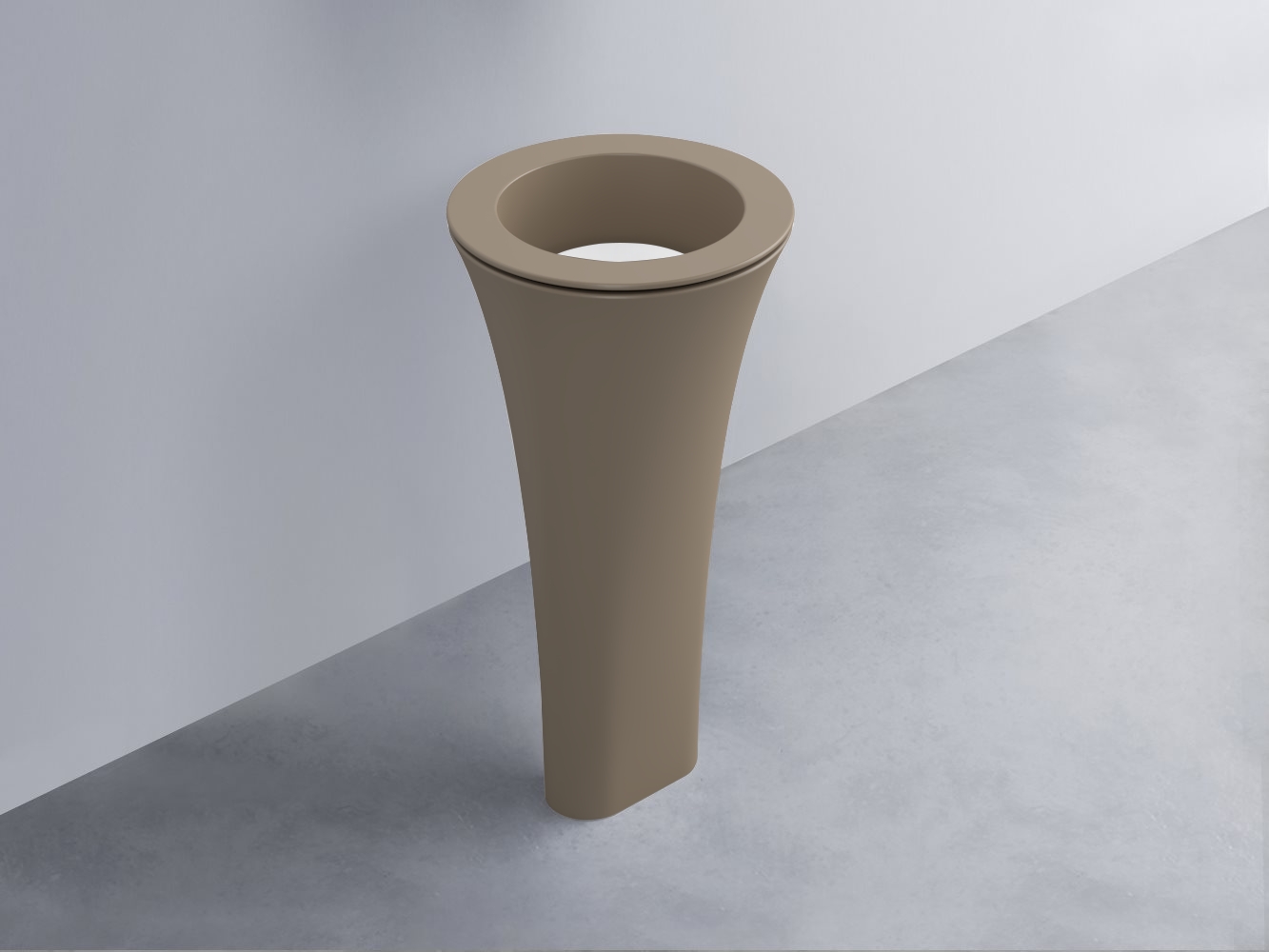 AMLA45-AN+AMPILT-BL+AMCOLT-AN Раковина Amedeo Tondo отдельностоящая cielo Enjoy + Amedeo Ceramica Cielo