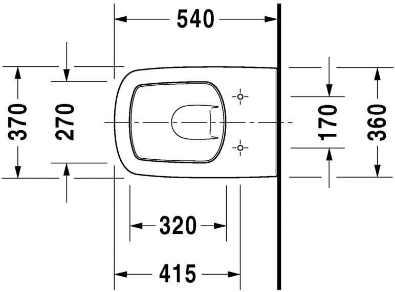2552092000 Подвесной унитаз настенный Белый Duravit Durastyle Германия - Вид №3