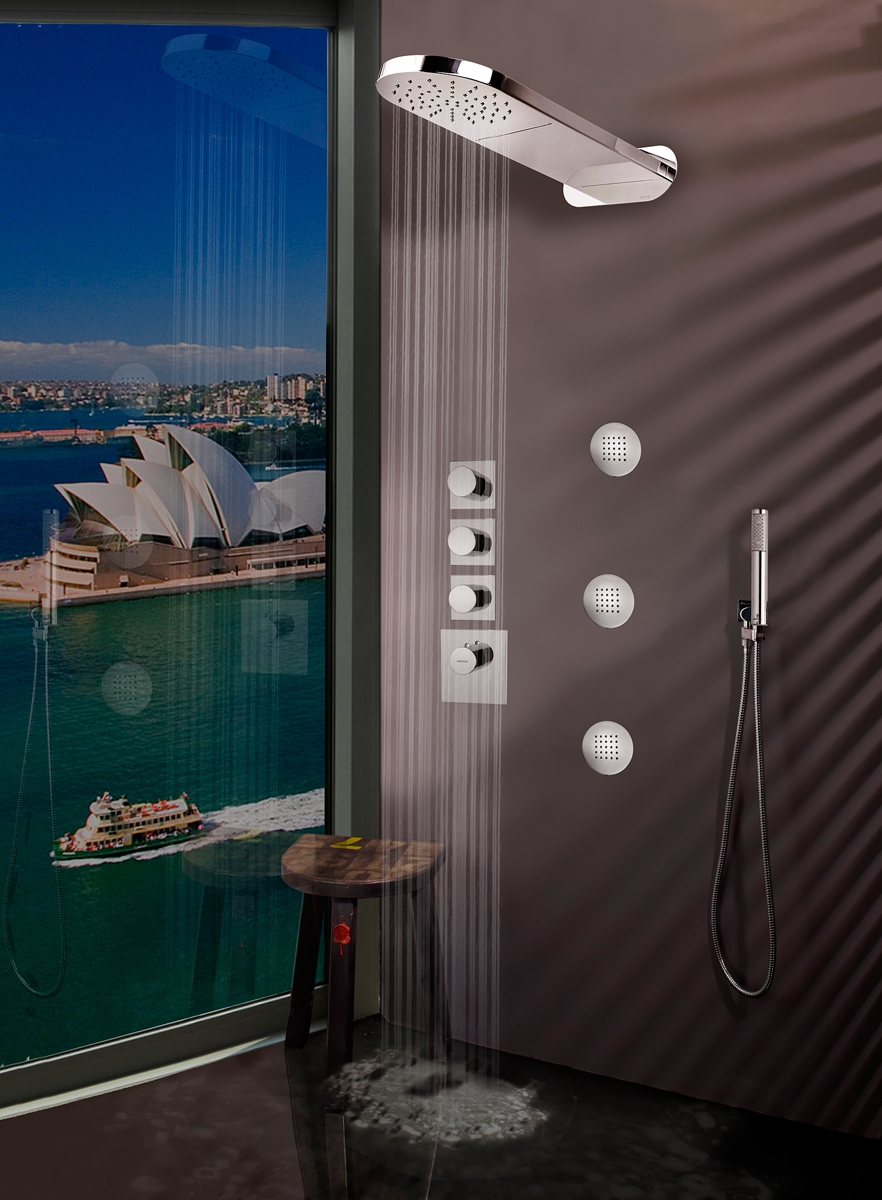 I00571 Потолочный & настенный душ Sidney 2 sprays BOSSINI  - Вид №3