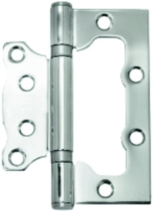 91492876 Петли дверные накладные бабочки Vettore FLUSH 100×75×2.5 мм CP Хром STLM-0904316