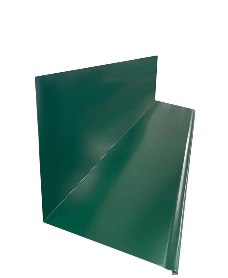 85286319 Планка примыкания верхняя 150x145 мм 2 м 0.4мм RAL 6005 Зеленый STLM-0060888