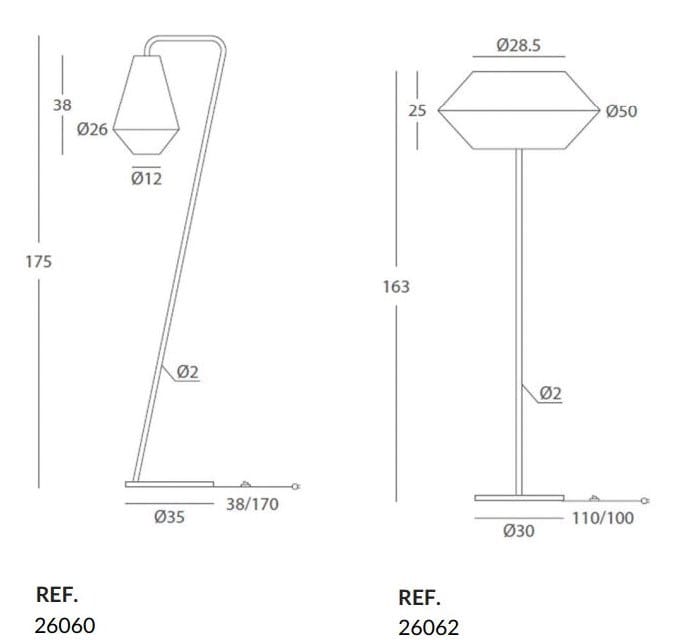 Светодиодная напольная лампа ручной работы из веревки Olé Lighting Ukelele ARCH-00144185 - Вид №4