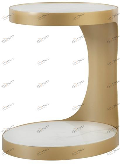 Tonin Casa Стол сервисный из стали круглый sun-id-1511374