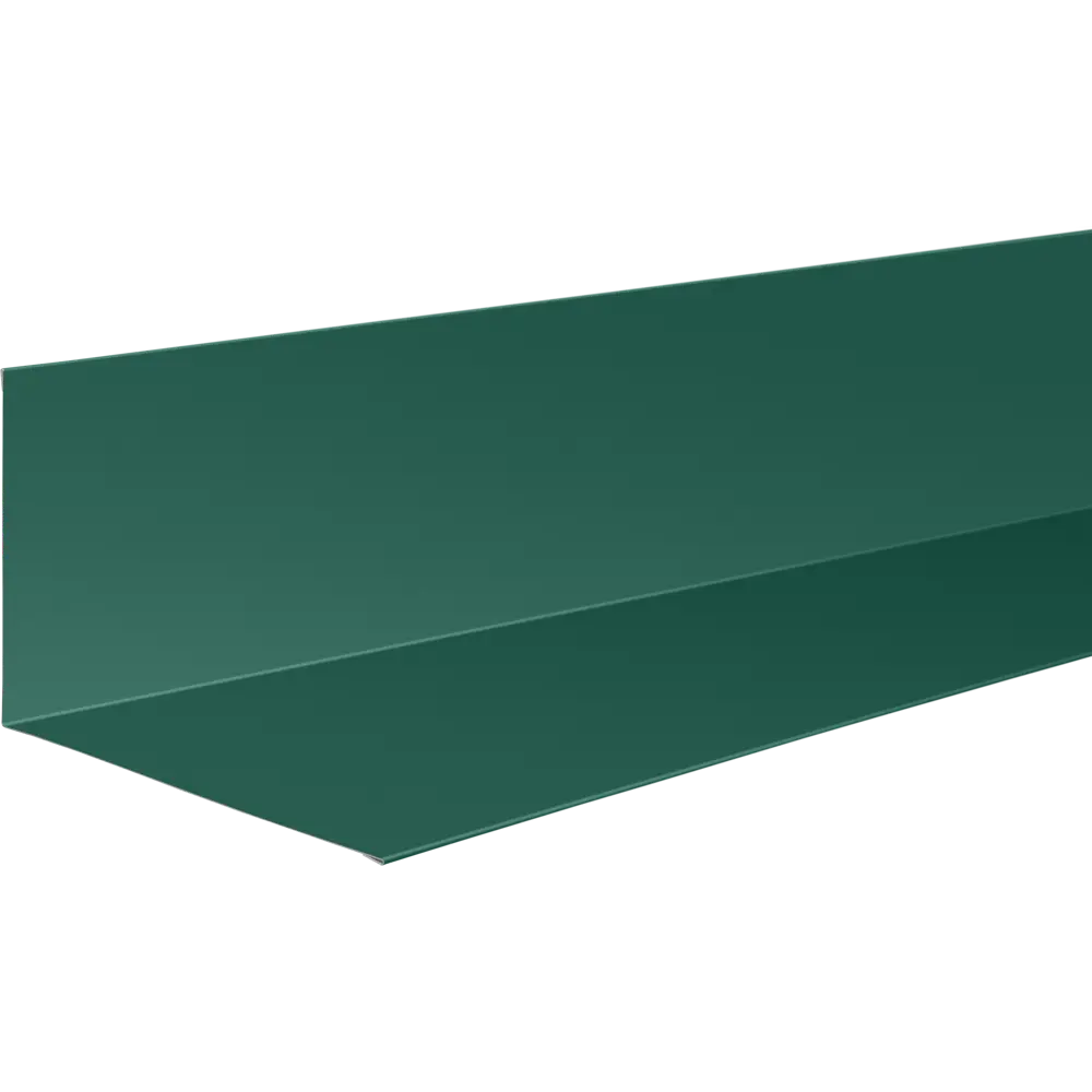 Планка примыкания нижняя 122x250x2000 мм 0.4 мм RAL 6005 зеленый 86778564 STLM-2139520 ВЕГА 