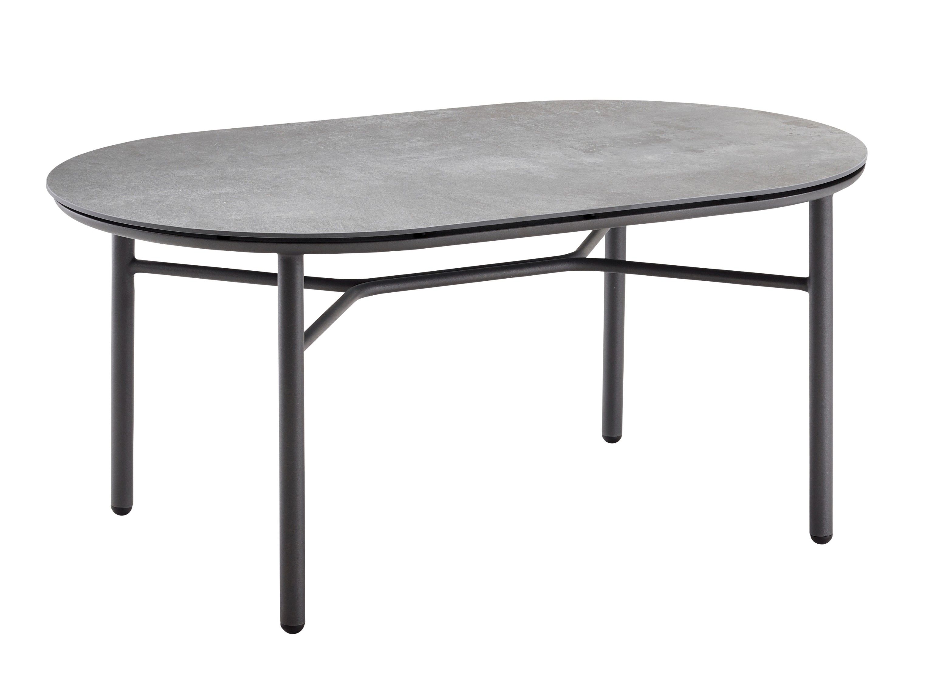 Керамический овальный низкий садовый столик solpuri Loop Lounge ARCH-00048739