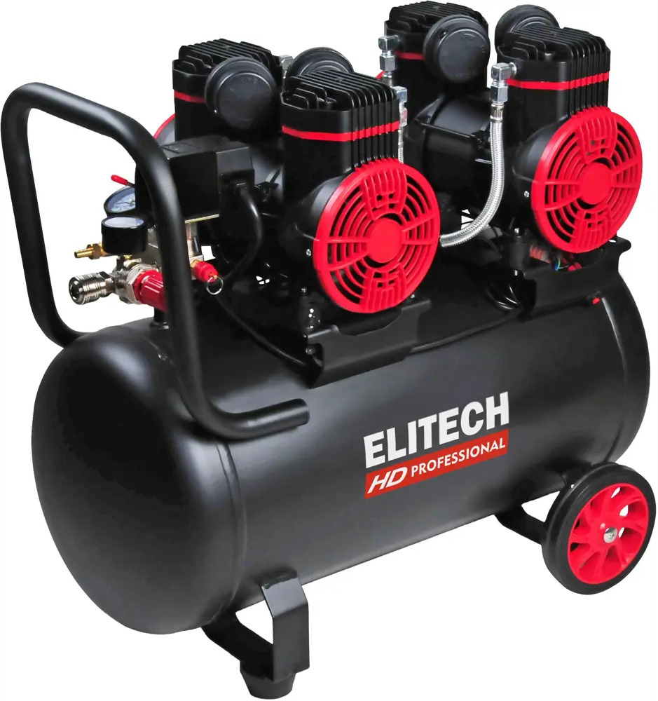 89371355 Компрессор поршневой безмасляный Elitech ACF 500-50S, 50 л 500 л/мин STLM-0839567