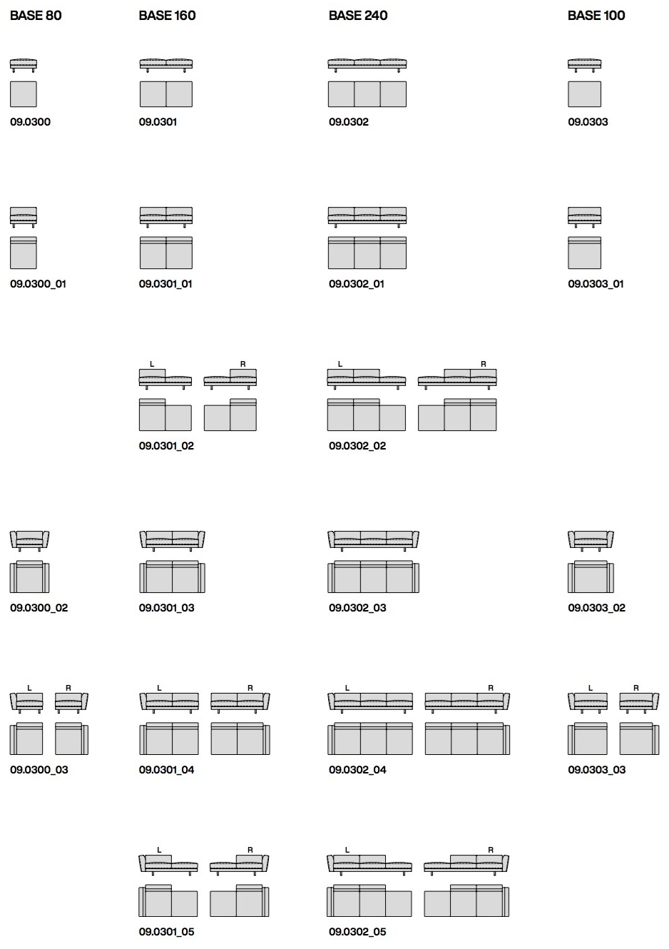 Porada Модульный угловой диван из ткани Twenty sun-id-1460573 - Вид №6
