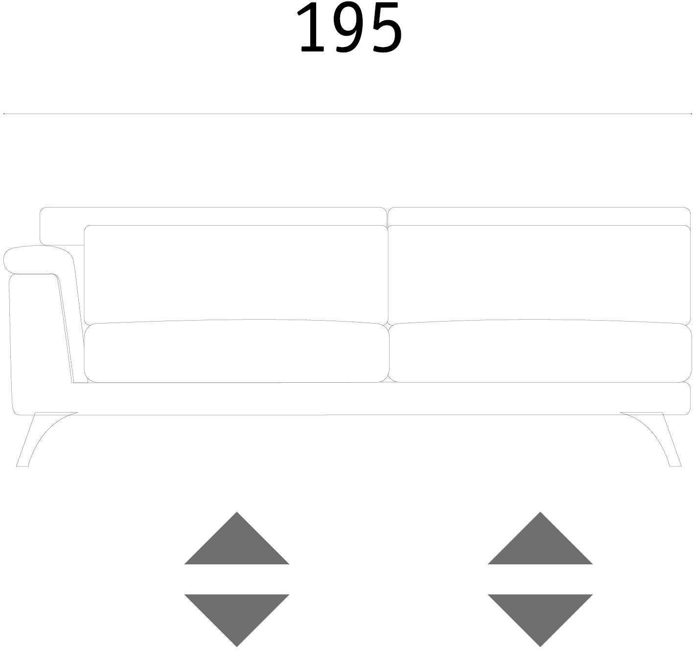 Febal Casa Мягкий тканевый диван с шезлонгом sun-id-1377887 - Вид №17