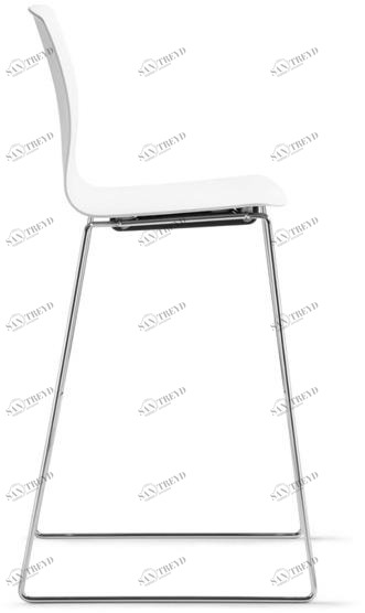 Dauphin Табурет высокий пластиковый с подставкой для ног Fiore Fi 7690