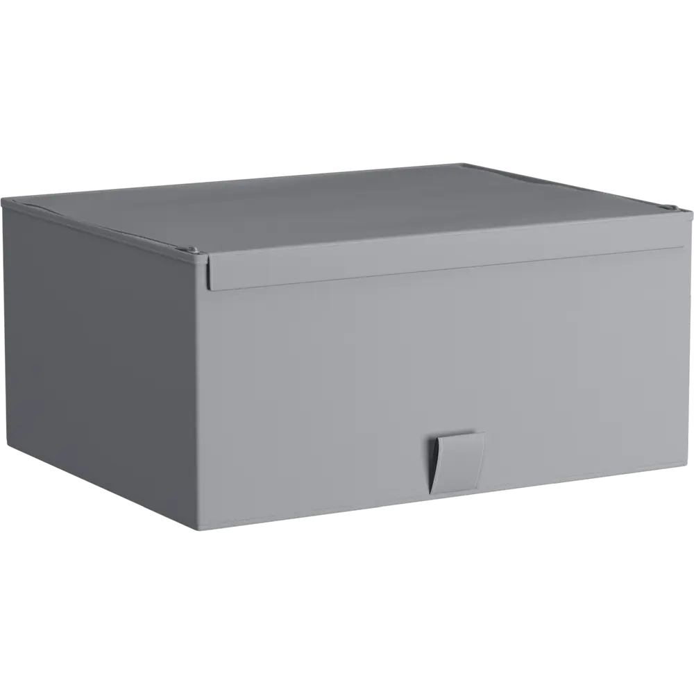 Короб с крышкой Spaceo Granit 3, 360x165x280 мм, 16 л, нетканый, цвет серый 82319118 STLM-2200635 Home - Вид №1
