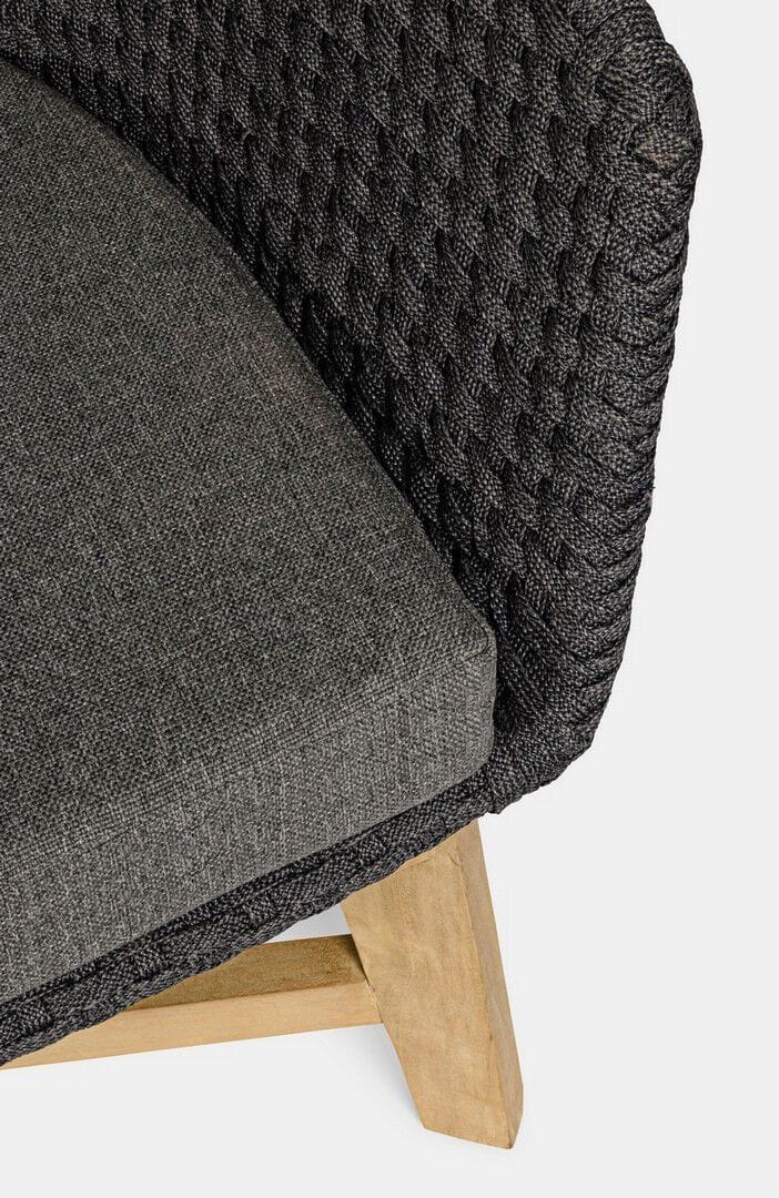 2-местный веревочный и тканевый садовый диван BIZZOTTO Coachella ARCH-00143438 - Вид №13