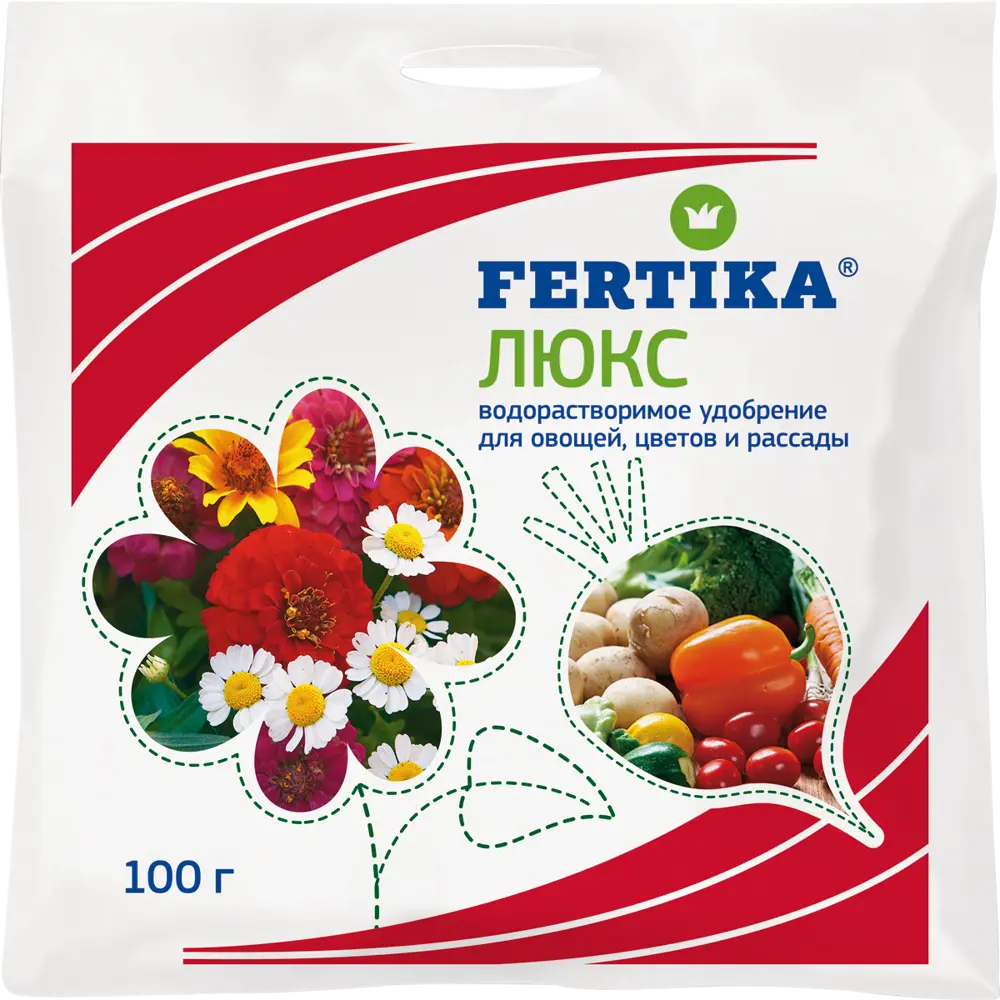 FERTIKA Люкс — водорастворимое удобрение для цветов и овощей 82527425 STLM-0029099