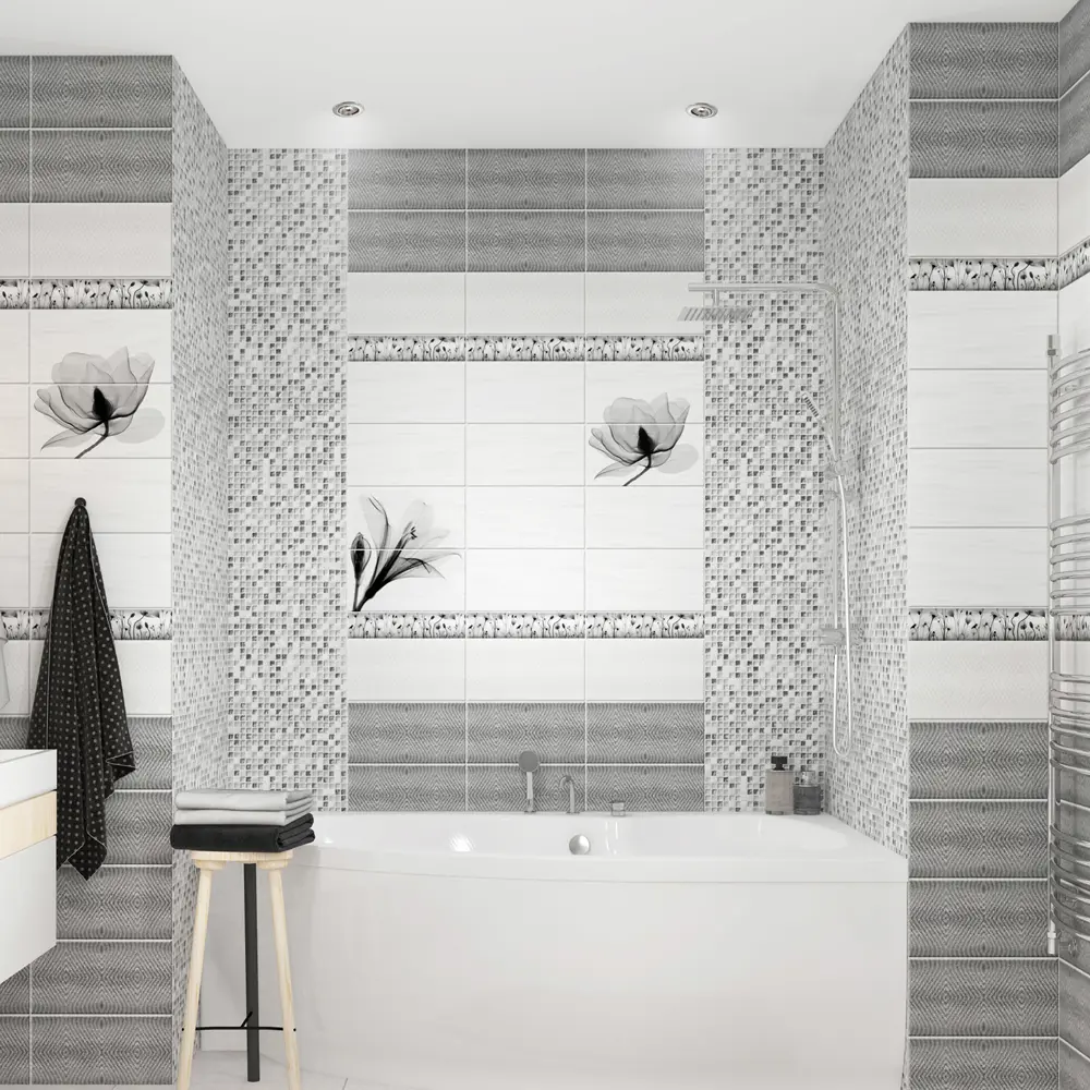 ARTENS Нимфея — декоративная ПВХ панель с мозаичным узором 86360361 STLM-0068084 - Вид №3