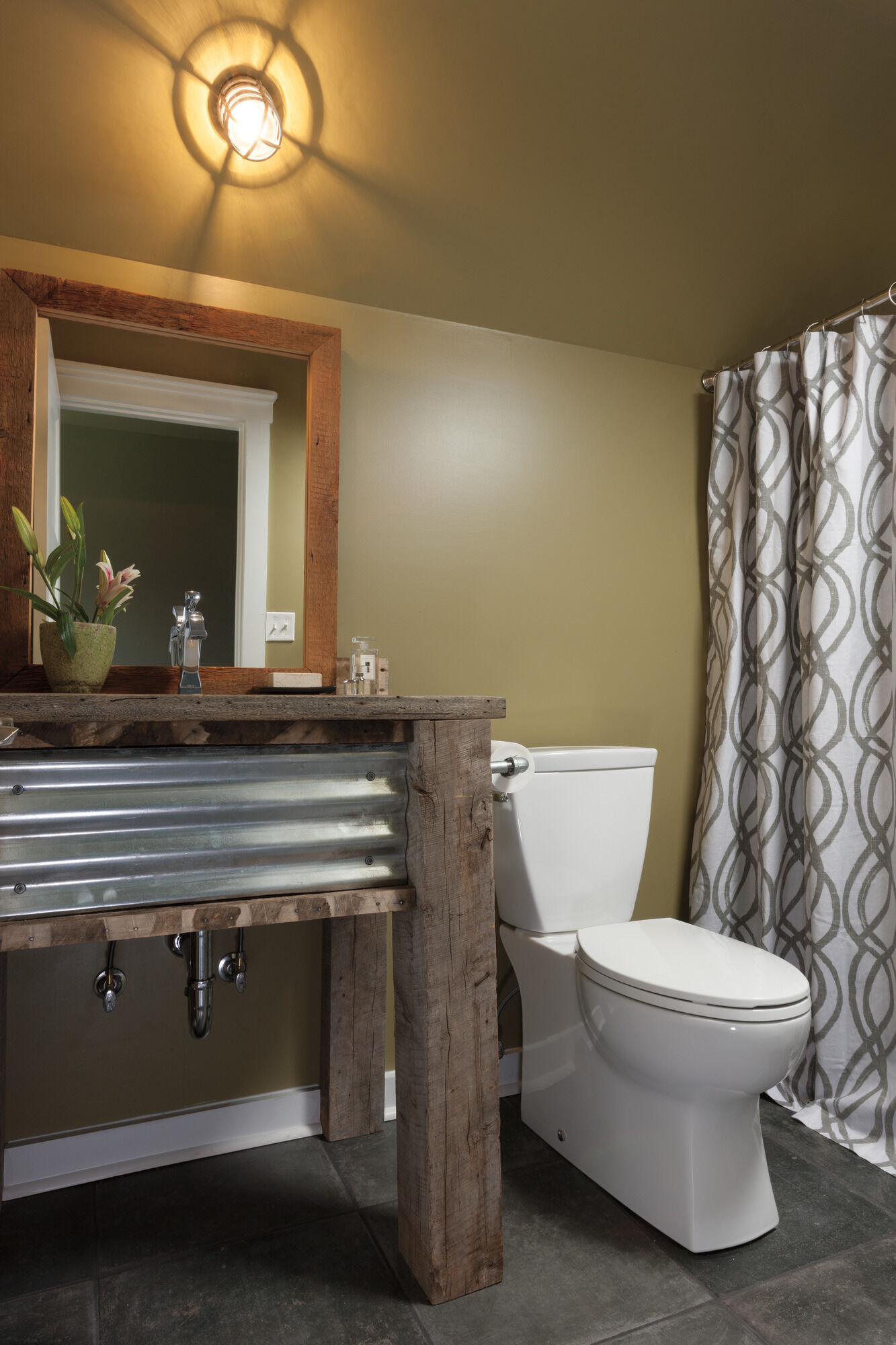 551-PT-DST Смеситель для ванной комнаты с одной ручкой Delta Faucet Dryden Выдержанный оловянный  - Вид №4