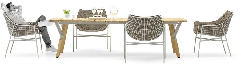 Varaschin Прямоугольный садовый стол Link 222l - Вид №1