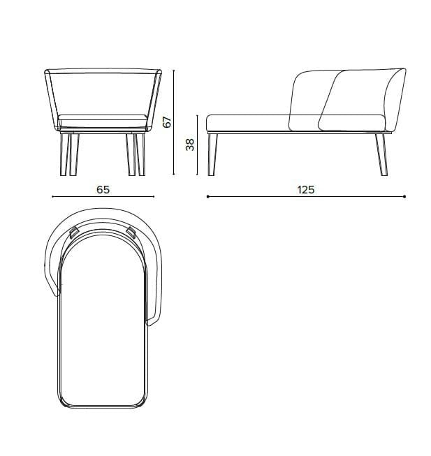 Мягкая спальная кровать True Design ARCH-00132092 - Вид №14