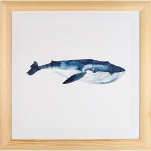 82206340 Постер в раме 40х40 см «Кит»