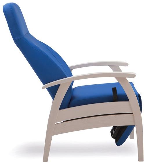 PIAVAL Кресло из ткани в современном стиле с подлокотниками, с подголовником и подставкой для ног Relax compact | health & care 26-63/gp - Вид №3