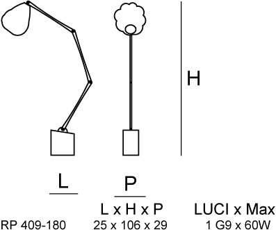 Siru Торшер из муранского стекла Pegaso Rp 409-180 - Вид №2