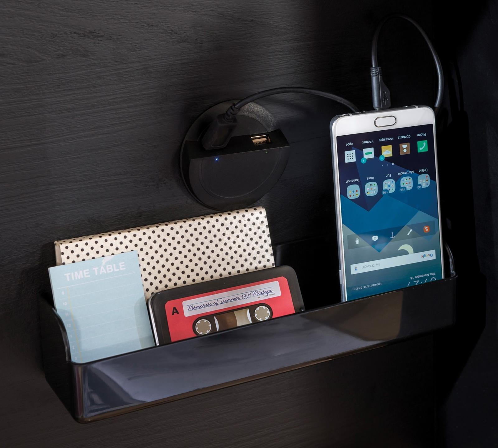 Письменный стол с полками 110 см черный Black M CILEK BLACK 00-3832438 Черный Santreyd - Вид №2