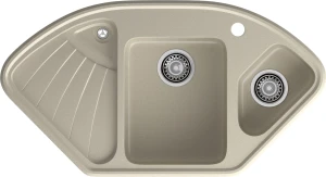 Кухонная мойка Искусственный камень CORNER S08 GranFest