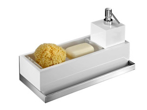 Держатель для полотенец / полка для ванной комнаты