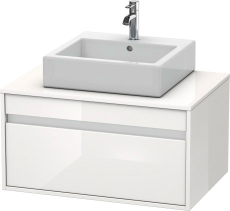 KT669405151 Тумбочка подвесная Ketho #KT6694 800 x 550 мм Сосна коричневая, декор Duravit - Вид №2