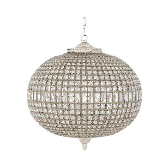 Люстра Kasbah Oval L от Eichholtz хром 106372 EICHHOLTZ ДИЗАЙНЕРСКИЕ, EICHHOLTZ, ШАР 061519 Хром  - Вид №1