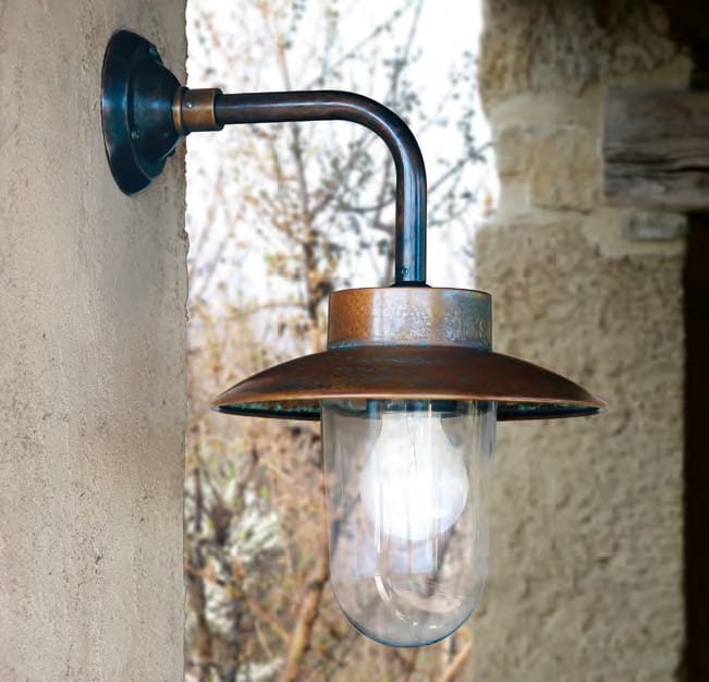 Металлическая наружная настенная лампа Aldo Bernardi ARCH-00112772