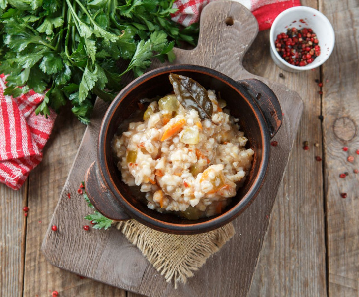 3740 Рассольник с перловой крупой (заправка) Зинаида и Сергей Белан Вкусляндия 