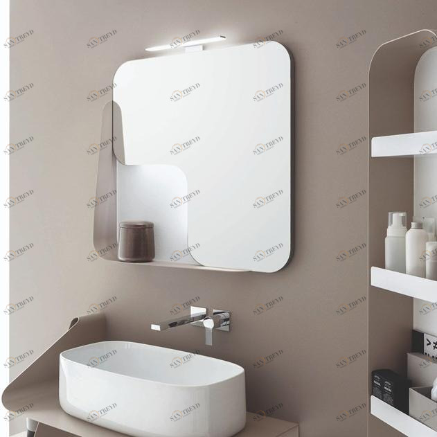 ARBLU Квадратное зеркало с настенным контейнером Tulip sun-id-1441350