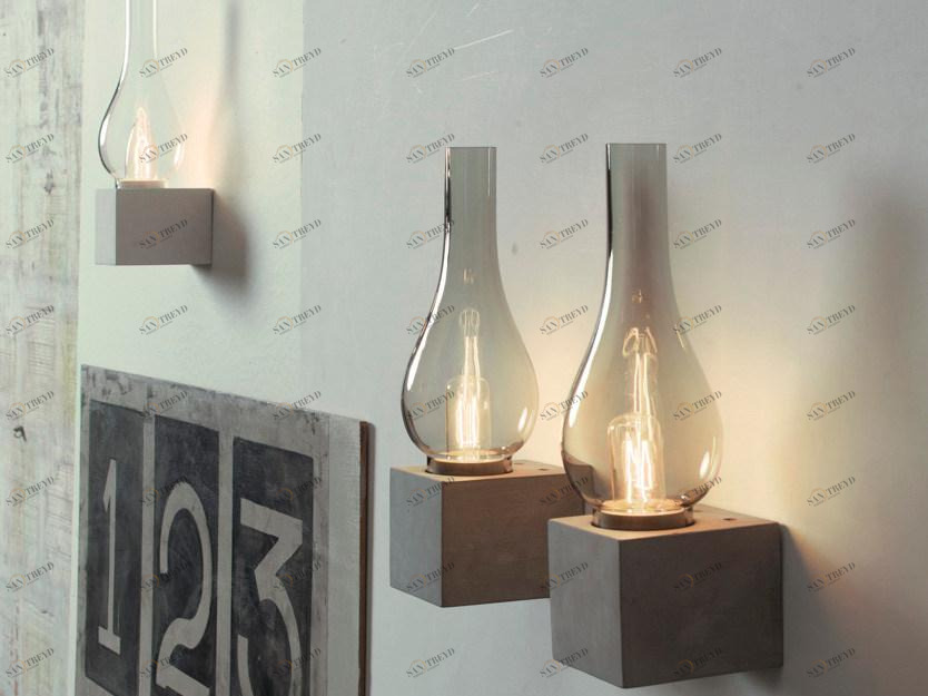 Karman Прямой свет бетонный настенный светильник Amarcord sun-id-1450360