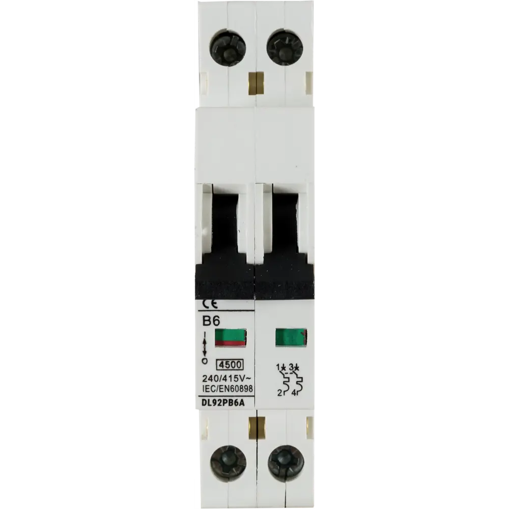 Автоматический выключатель Skybeam 1P N A6 А 4.5 кА STLM-2083482 - Вид №1