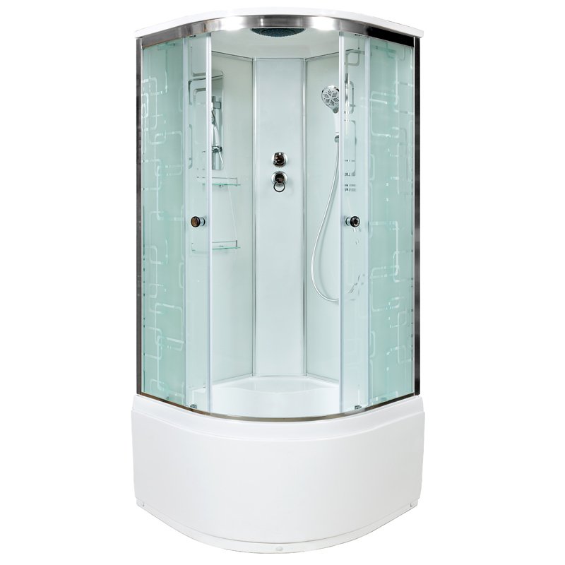 ЕМ2712 L N с гидромассажем (гм.) Душевая кабина DETO Серия ЕМ ЕМ4590 стандартная - Вид №18