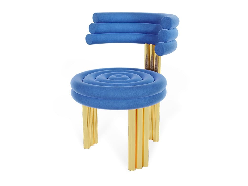 Мягкий стул для ресторана Essential Home Hollywood Glamour ARCH-00143605 - Вид №4