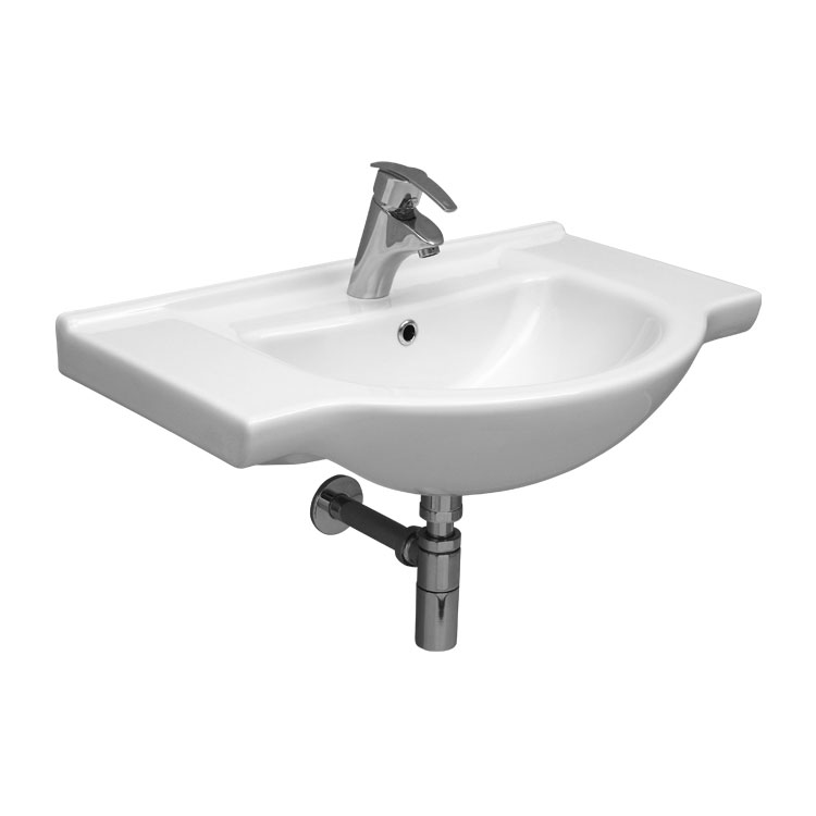 1543  1543 Умывальник с половинной столешницей 75X48см Eca 