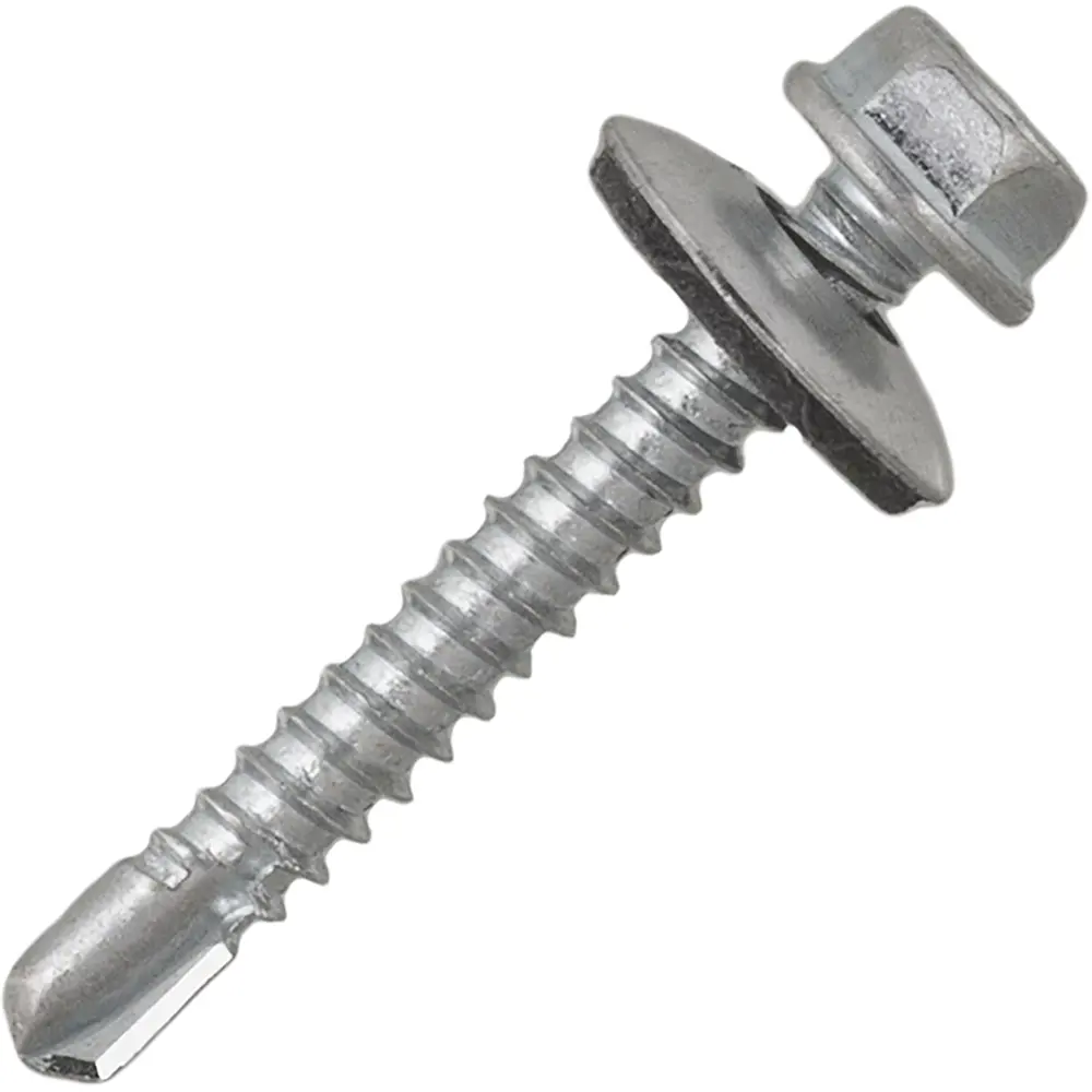 Саморезы кровельные Standers оцинкованные 5.5х38 мм 250 шт STLM-2039271