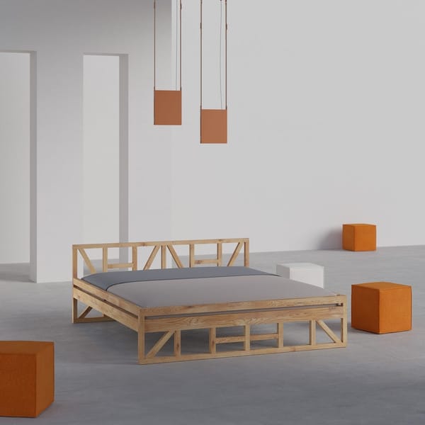 Кровать из массива дерева Vitamin Design Fachwerk ARCH-00050963 - Вид №2